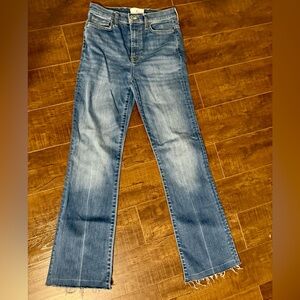 7 For All Mankind Blue Boot Cut Jeans
